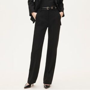 NEW J. CREW Natalia pant in four-season stretch Black Slacks Work Career Size 0